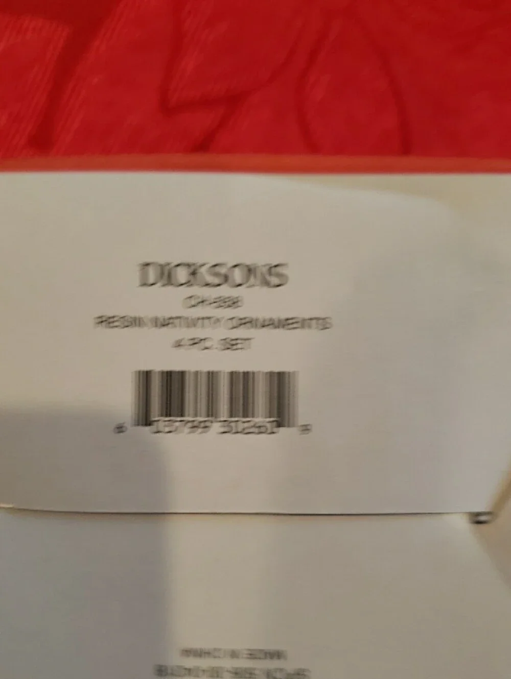 Dicksons Nativity Ornament Set Child Like Pieces for Christmas